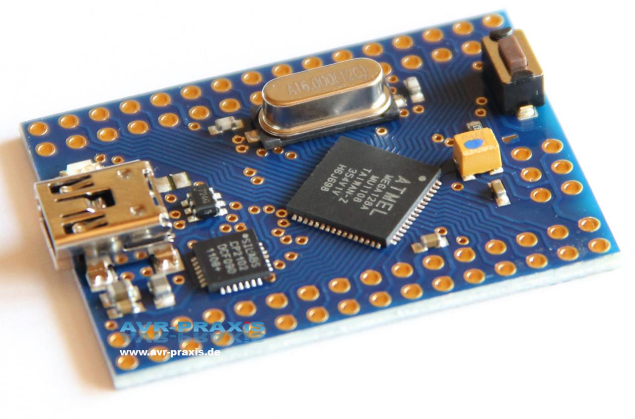 Mikrocontrollermodul
MEGA128-USB Version 2